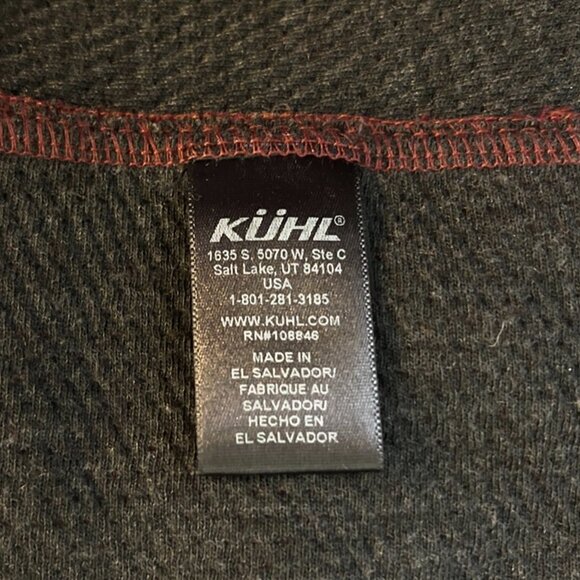 Kuhl Isla Long Hoody Jacket Red Burnt Sierra Wool Blend Fleece, Size XL - Picture 5 of 10